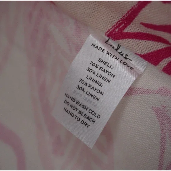 Lulus Blazer Womens Small Linen Blend Floral Leaf Print Open Front Jacket NEW - Picture 9 of 11